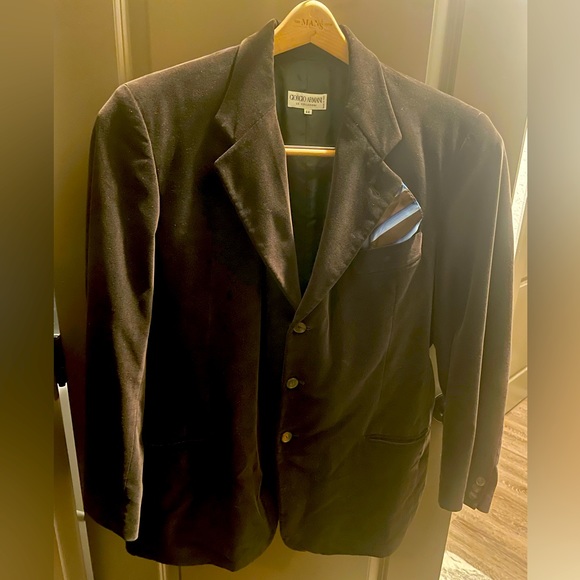 MENS 44R GIORGIO ARMANI LE COLLEZIONI BROWN SPORT JACKET